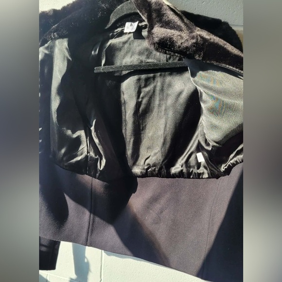 Black with Pink Cat Fuzzy Jacket - Picture 6 of 11